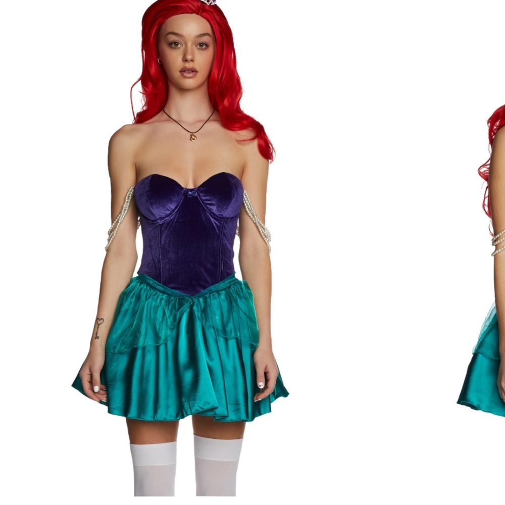 Dolls Kill little mermaid Ariel costume